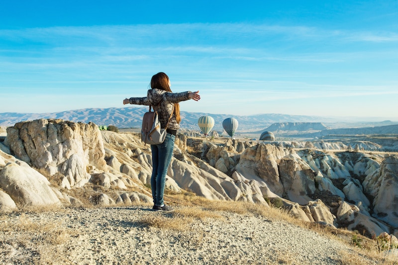 Hiking inCappadocia, Central Anatolia, Turkey