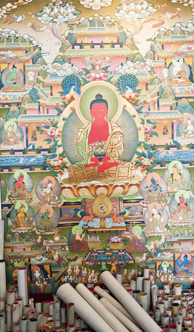 Thangka paintings in Kathmandu Nepal