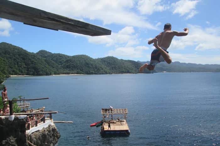 ariel's point boracay philippines cliff diving