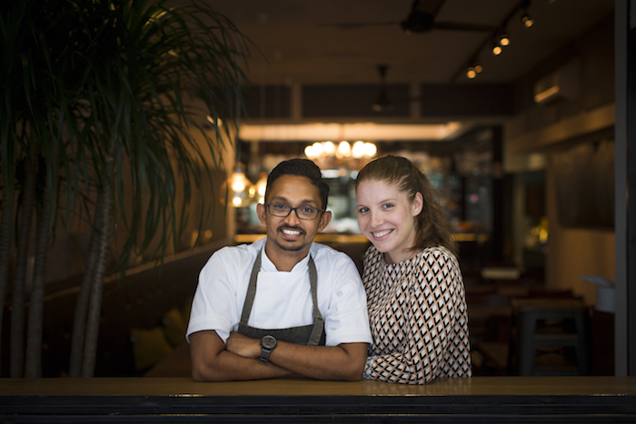 Cheek by Jowl Singapore review - Chef Rishi and Manuela