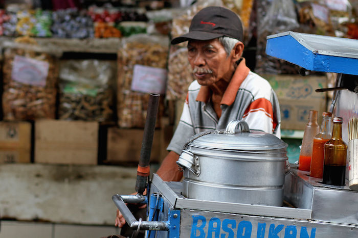 street vendor bandung indonesia