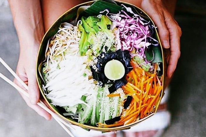 Buddha Bowl at Alchemy - healthy cafes bali