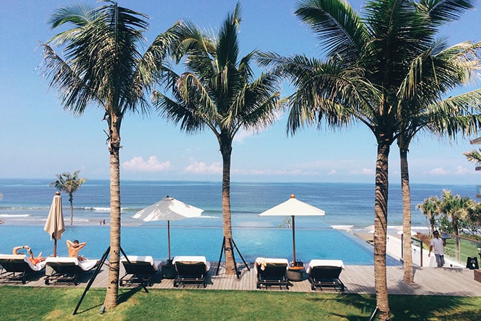 alila seminyak bali - View from Alila Seminyak's Ocean Suites