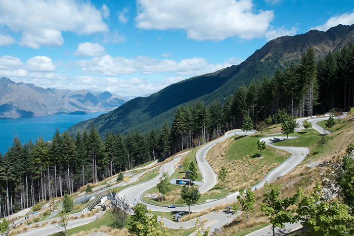 skyline luge - queenstown new zealand itinerary