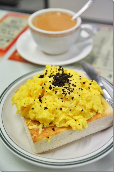 Capital Cafe Truffled Scramble Eggs