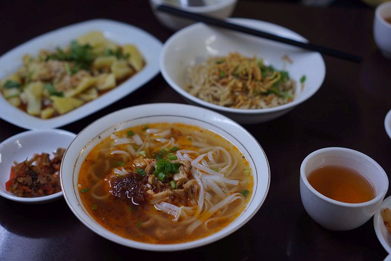 Shan noodles meeshay Yangon - things to do in yangon