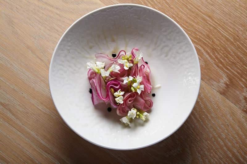 A dish from Yellow - brent savage chef interview