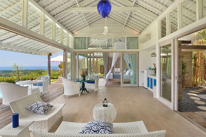 luxury villas bali uluwatu - Santorini at Hidden Hills Villa