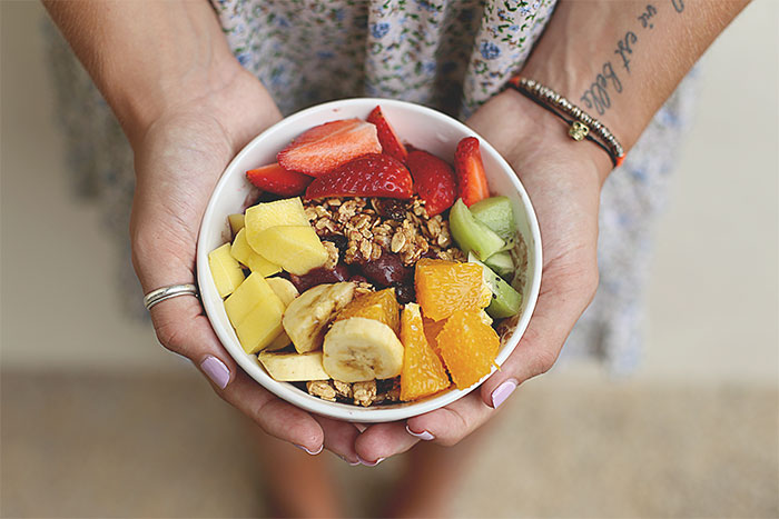 Fruity acai bowl by Selva Foods - selva foods singapore acai founder Cinthya Sayuri