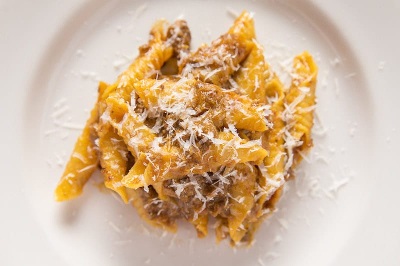 Garganelli with ragu Bolognese