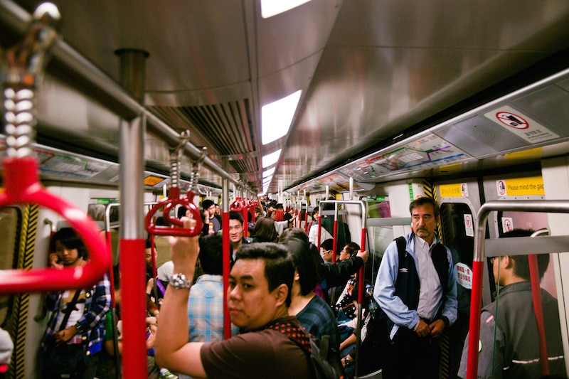 Hong Kong MTR. Image by Mitch Altman.