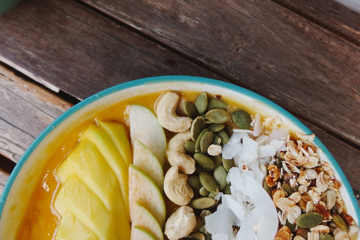 Sunbird smoothie bowl at Sprout Bali