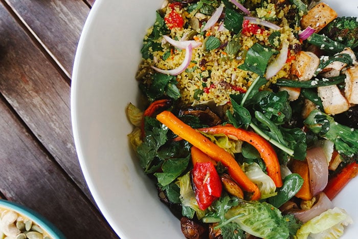 Trio of Salad at Sprout Bali