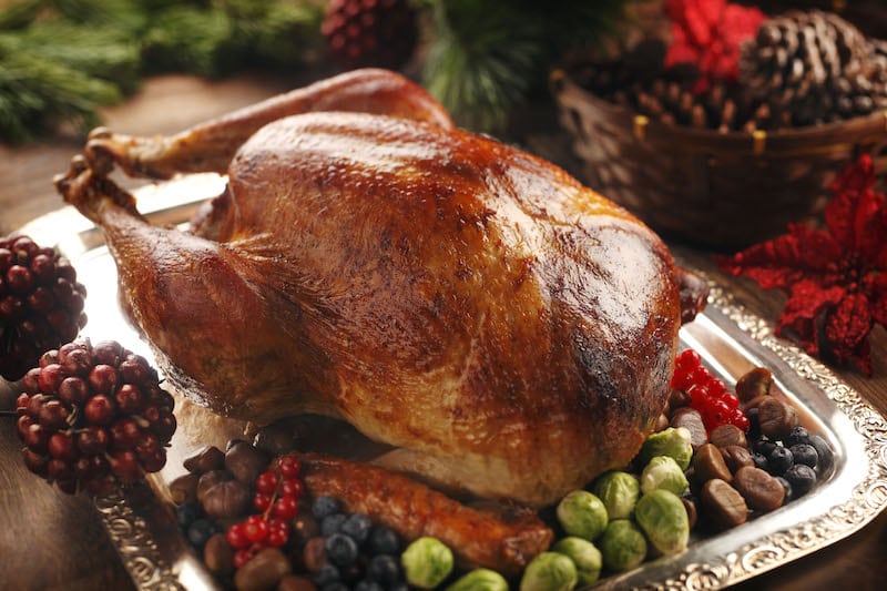 Roasted U.S.A Turkey - mandarin orchard singapore christmas goodies 2016