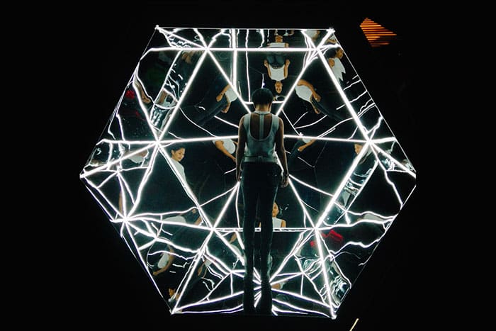 tina's kaleidoscope installation for Zouk.