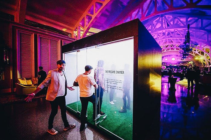 Spikes Asia Breathable Gin chamber at Fullerton Bay Singapore