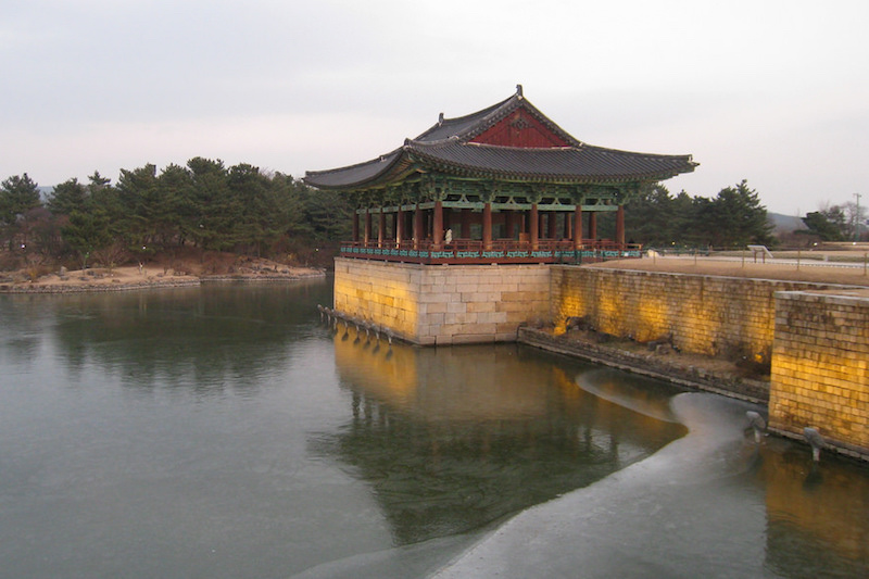 Gyeongju Korea Anapji Pond. Image courtesy of Rick Cox.