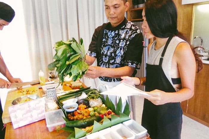 cooking class at the santai umalas - bali