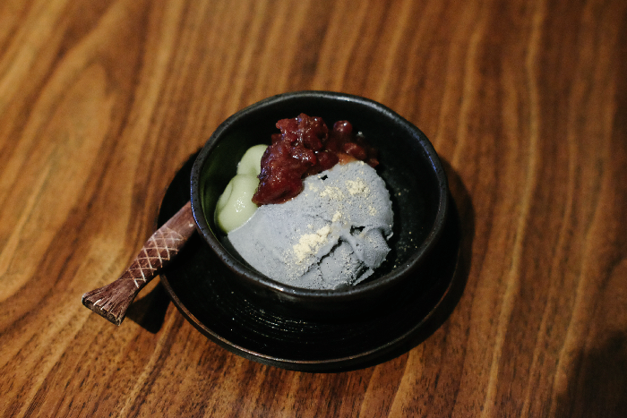black-sesame-ice-cream Kanda Wadatsumi singapore review