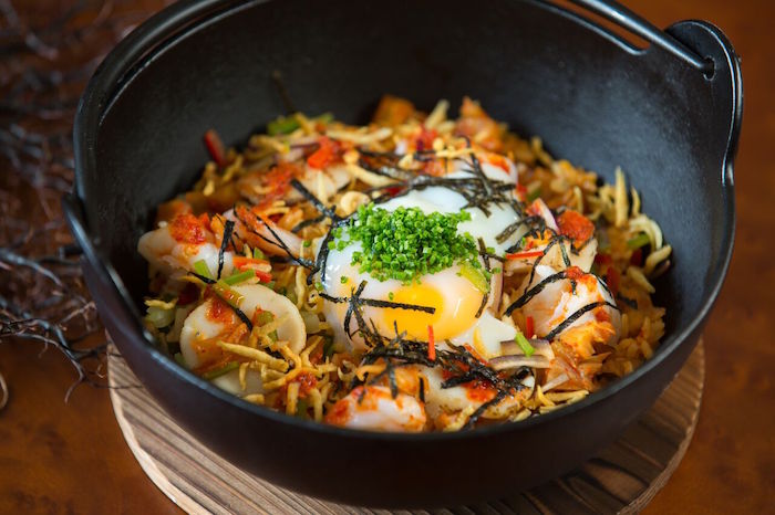 Kimchi Seafood Fried Rice