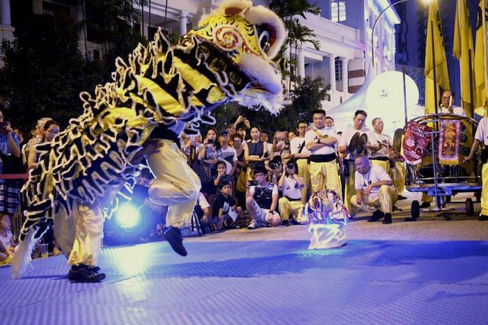 Lion Dance at Bukit Pasoh Rd - Courtesy of National Heritage Board