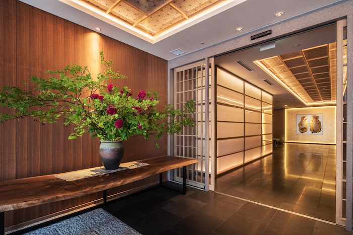 Lobby with Floral Arrangement