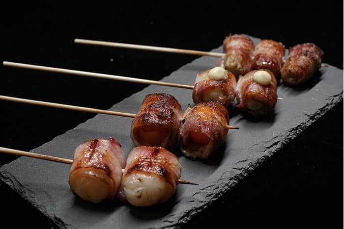 Bacon-Wrapped Skewers