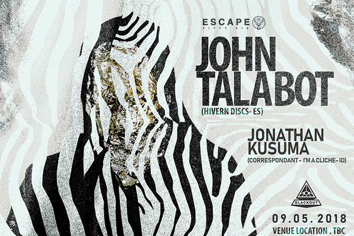 john talabot for escape 56 in singapore